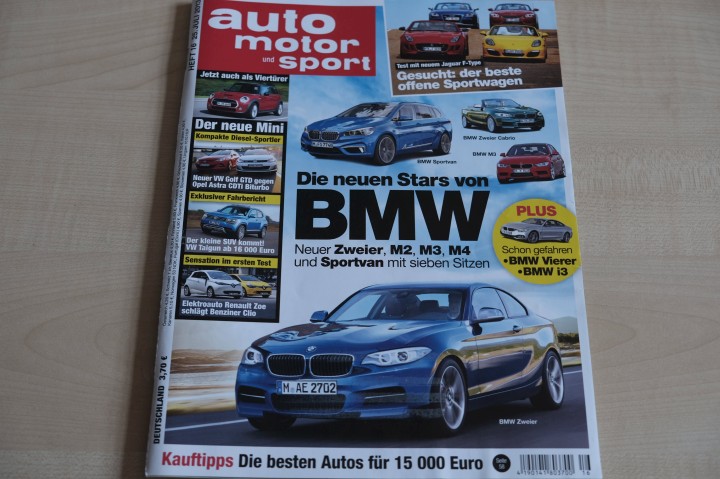 Deckblatt Auto Motor und Sport (16/2013)